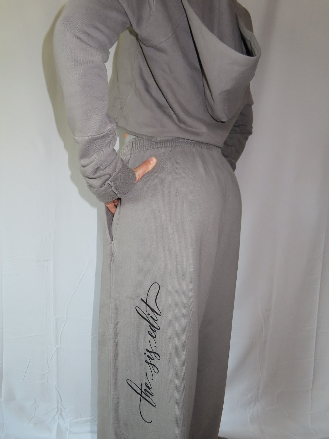 Vintage Washed Double Band Waist Pants